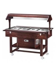 Espositore refrigerato - Legno multistrato - Cupola - cm...