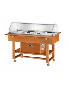 Refrigerated display - Multilayer wood - Dome - cm 148 x...