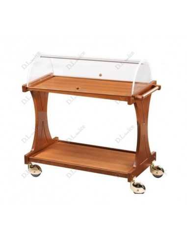 Service trolley - Wood - Cupola - cm 86 x 55 x 110h