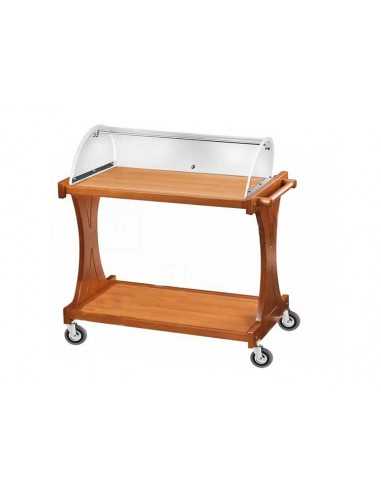 Service trolley - Wood - Cupola - cm 106 x 55 x 110h