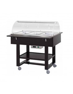 Thermal watercolor - Multilayer wood - Dome - cm 111 x...