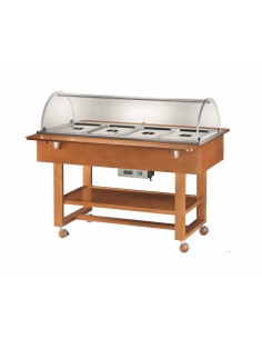 Espositore termico - Legno multistrato - Cupola - cm 112...
