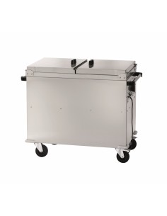 Carrello termico - Bagnomaria - Armadiato - N. 2 vasche -...