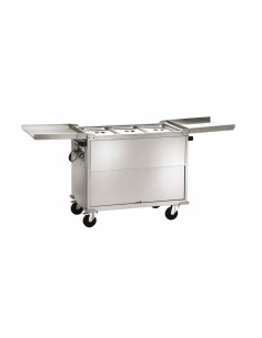 Carrello termico - Bagnomaria - Armadiato - N. 3 vasche -...