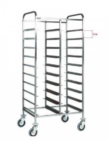 Trays trolley - Open - N. 20 bandejas - cm 45 x 62 x 175h