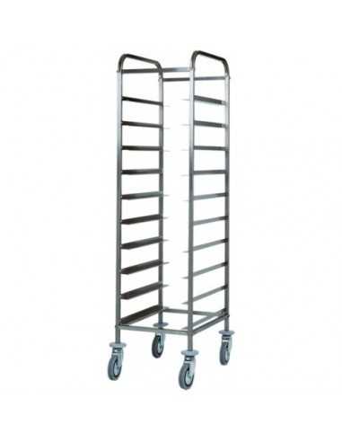 Trays trolley - Open - N. 10 bandejas - cm 45 x 62 x 175h