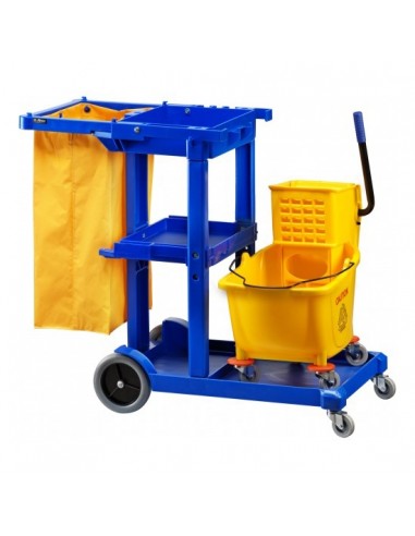 Cleaning trolley - Bag 120lt - Tool fitting - cm 114 x51 x 98h
