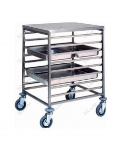 Trolleys GN - Paracolpi - N. 8/16 sartenes - cm 64.5 x 62...