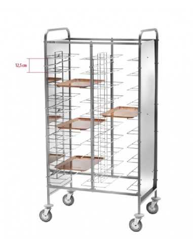 Universal trays - Perfex side panels - cm 95 x 62 x 175h