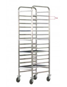 Reinforced door GN - N.14 x 60 x 40 cm - cm 53 x 72 x 181h