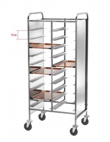 Reinforced trays - Perfex side panels - cm 81 x 62 x 174h