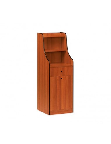 Dining room service cabinet - Cutlery drawer with dividers - 2 shelves - N. 1 hopper - 48x48x145h cm