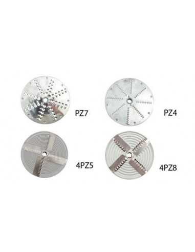 Stainless steel scraper disc - Z4AK in dishwasher-washable AK - Cutting thickness mm 4