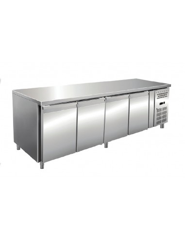 Refrigerated table - N. 4 doors - cm 223 x 70 x 86 h