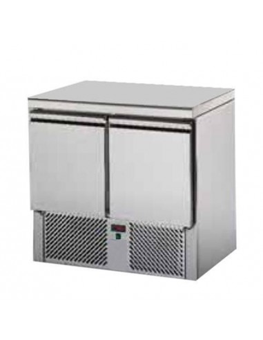 Refrigerated Salads - Stainless steel - N. 2 doors - cm 90.4x70x88h