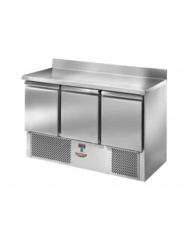 Refrigerated Salads - Floor with saddle - N. 3 doors - cm 138.4x70x98 h
