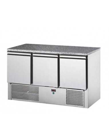 Refrigerated Salads - Granite Floor - N. 3 doors - cm 141x70x87 h