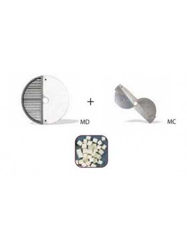 Disco cutter Model MD - for chef model Magnum TV 330 - For cube - to be used with knife mod. MC - Cutting thickness m