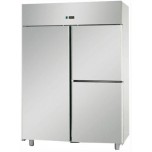 Armadio frigorifero in acciaio inox AISI 304 - Mod.A312EKOES-  N. 3 porte - Temperatura 0/+10 °C - Statico - Capacita Lt 1200 -