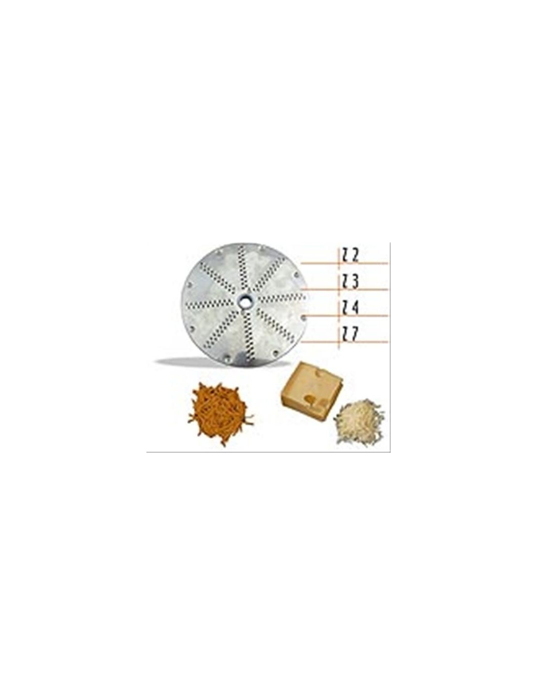 Disco de corte para verduras - Para CORTAR y FLEJAR - Espesor de corte mm 3