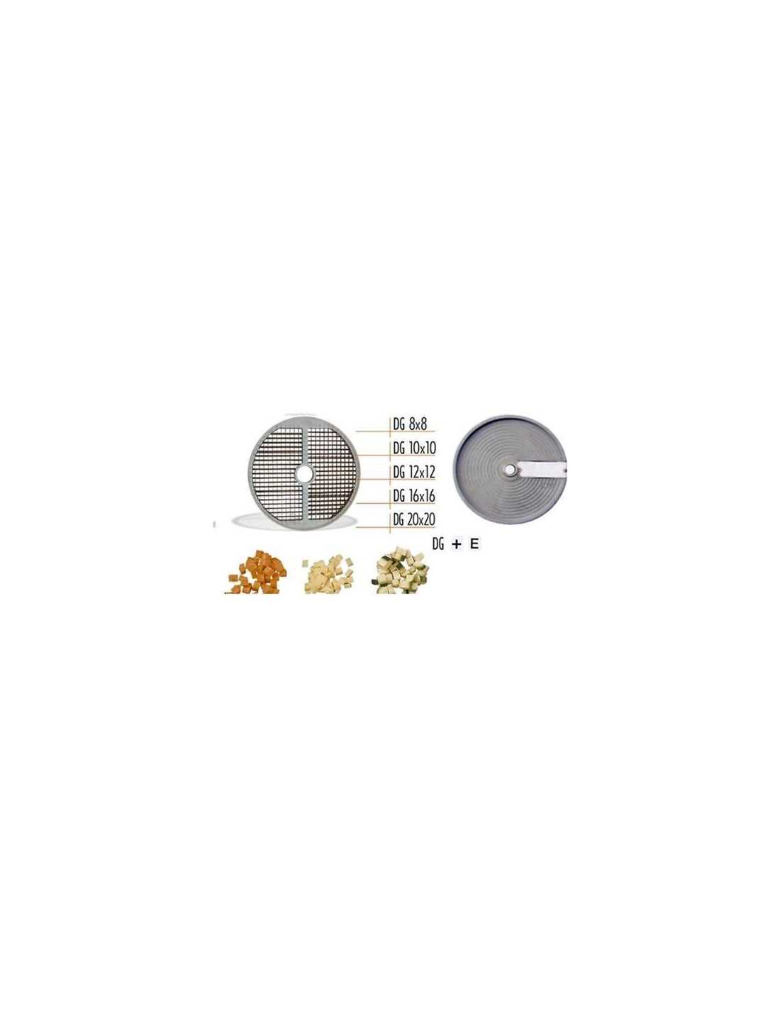 Disc cutter - For CUBETTARE - From oare with disk: E (number)AK - Cutting thickness 8x8