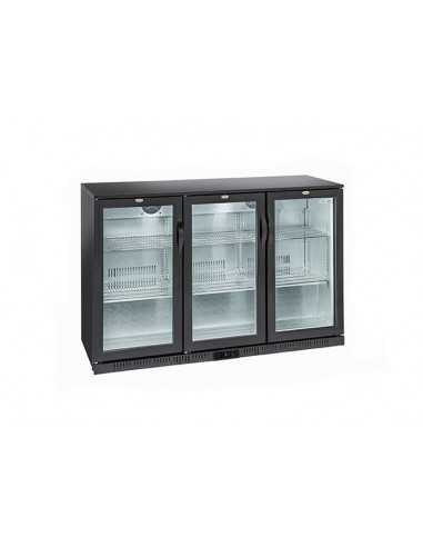 Retrobanco - Capacity Lt 320 - 3 Glass doors - cm 135 x 52 x 90h