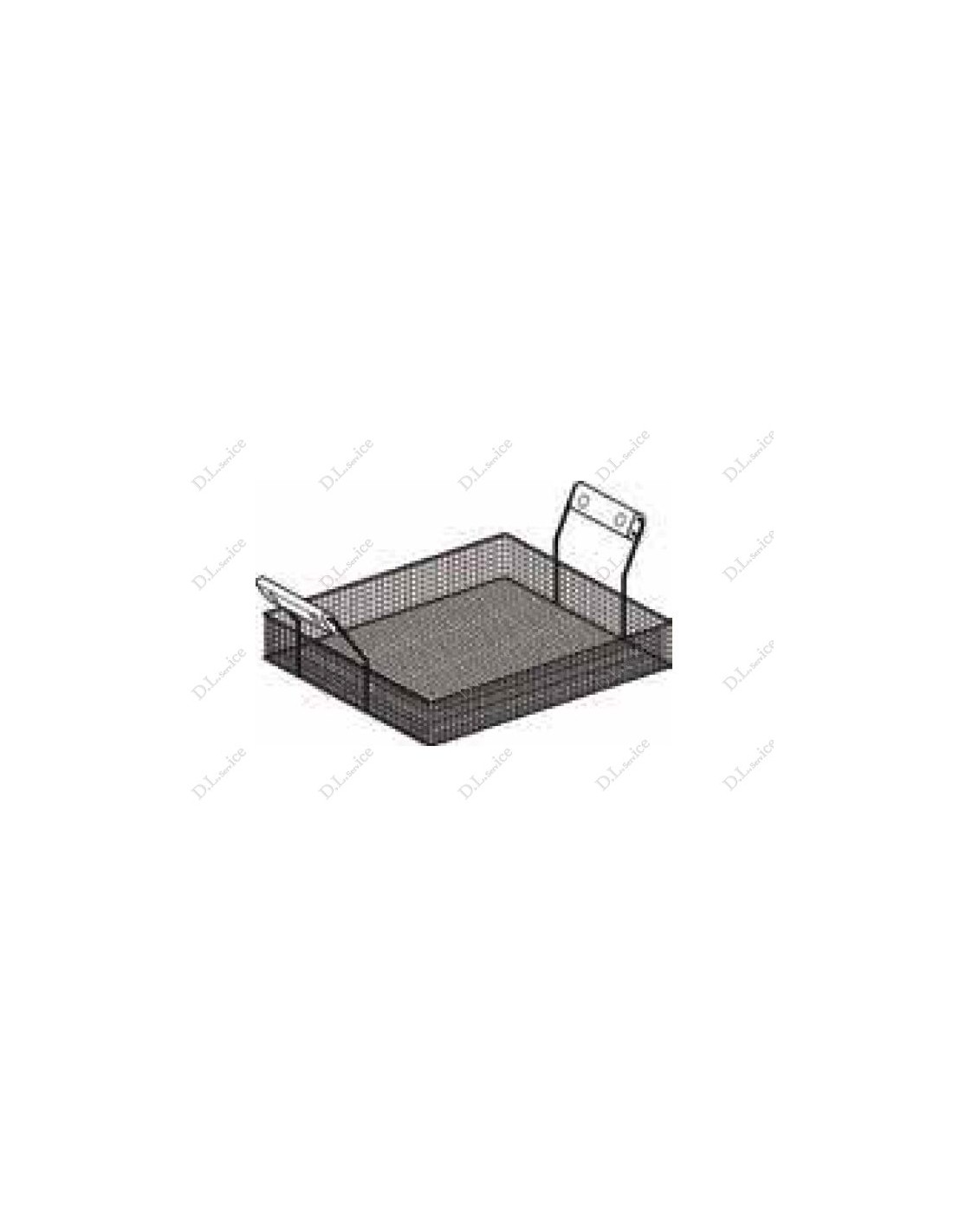 Mesh basket for pastry fryer - Dimensions cm 67 x 35 x 8 h