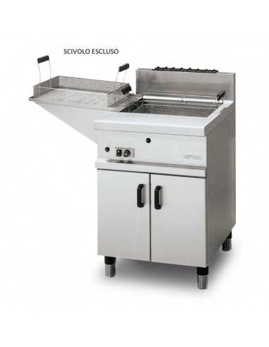 Professional pastry fryer - A gas - Capacity lt...