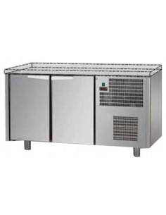 Mesa refrigerada - Sin suelo - N. 2 puertas - Cm 146 x 60...
