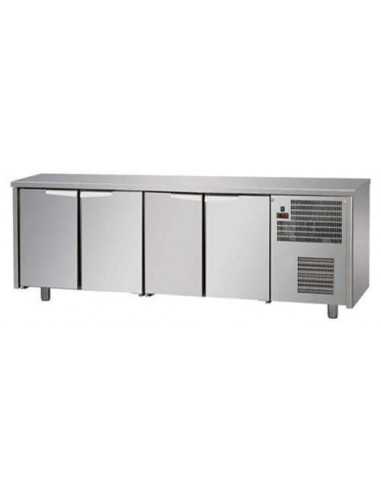 Tabla refrigerada - N. 4 puertas - cm 236 x 60 x 85/92 h