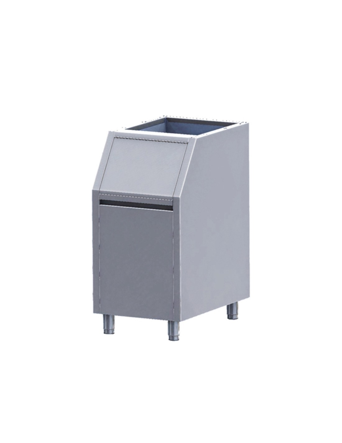Ice container - Model BINT250 - Container capacity kg 100 - Dimensions cm 56 x 81.5 x 100 h