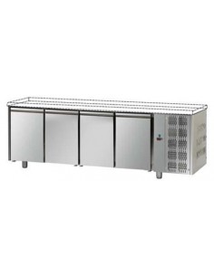 Tavolo refrigerato - Senza piano  - N. 4 porte - cm 270 x...