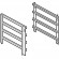 Puertas para compartimento y encimera - N. 4 plantas - Interasse cm 7