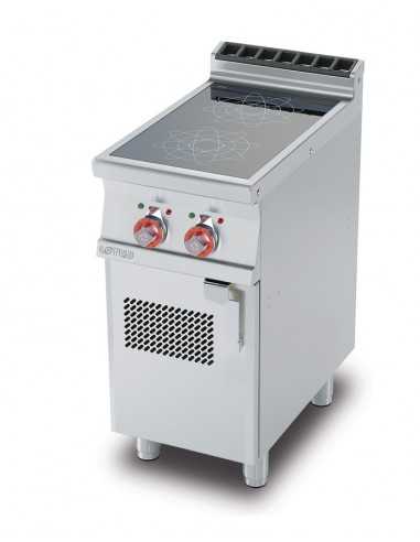 Induction hob - No. 2 high power cooking areas - Power 2 x 5 kW - cm 40 x 70,5 x 90 h