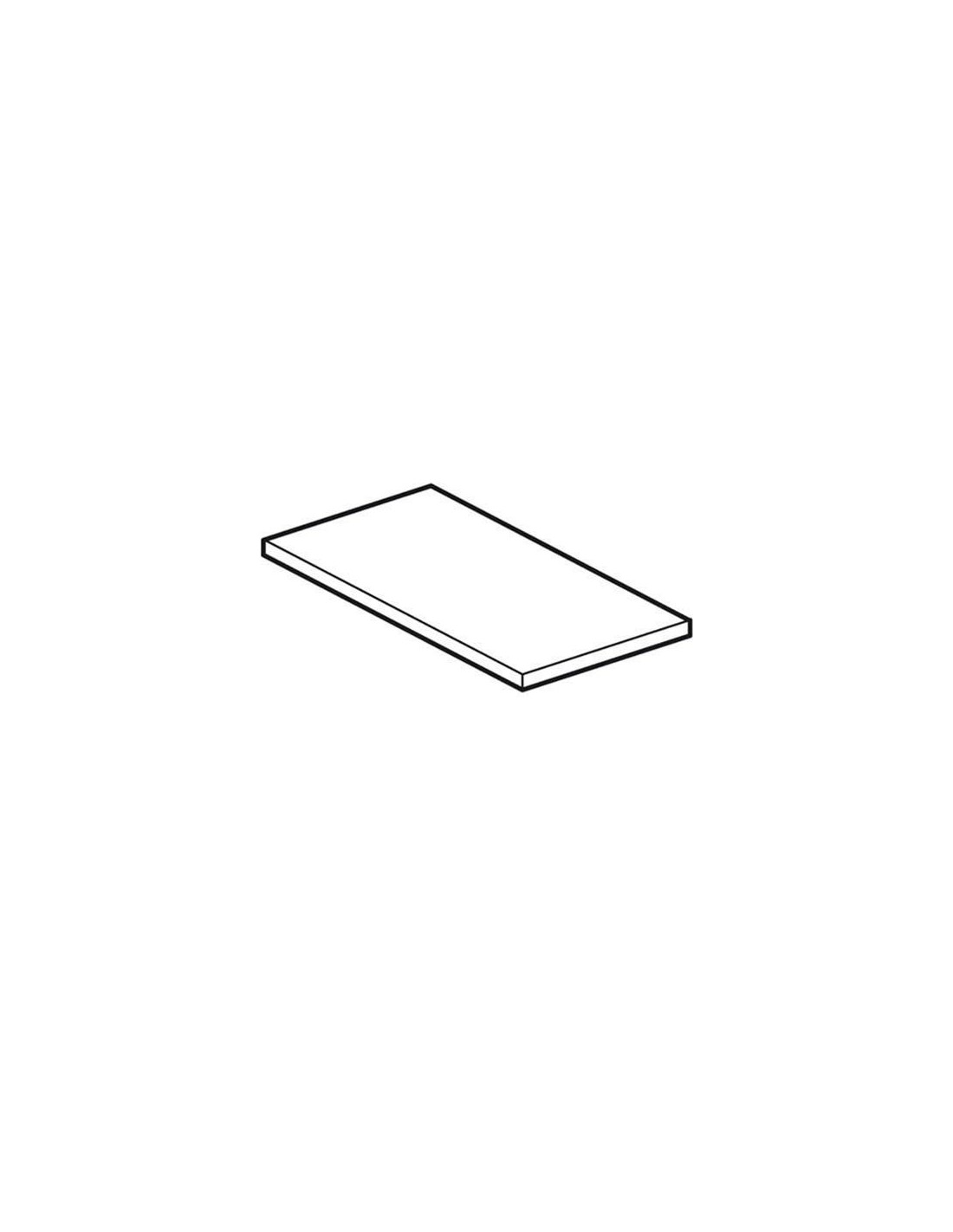 Plastic cutting board - Dimensions cm 39 x 75 x 2,5
