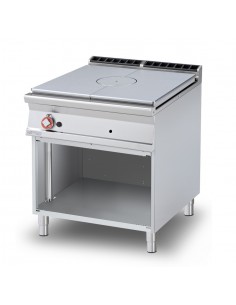 Professional gas stove - Plate - cm 80x90x90h