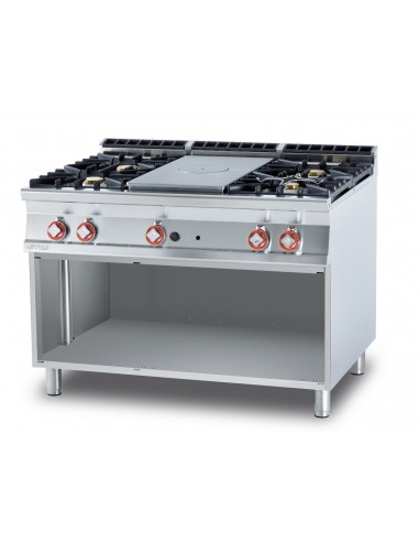 Gas cooker - N. 4 fires +All plate - cm 120 x 90 x 90 h
