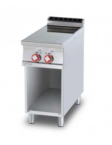 Glass ceramic stove 2 cooking zones - On open...