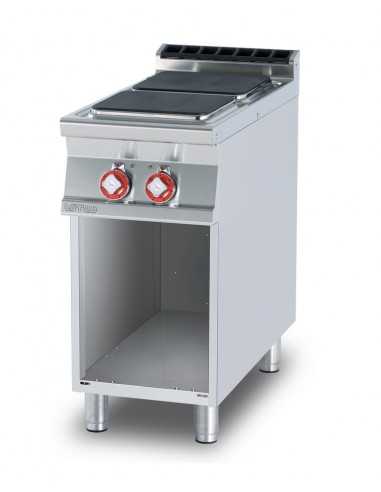Cocina eléctrica profesional con 2 placas...