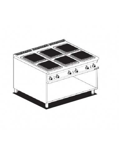 Electric kitchen Professional model with 6...