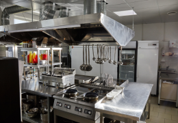 Attrezzature per una cucina professionale