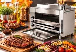 Griglie professionali per ristoranti: come scegliere l'attrezzatura per carne, pesce e verdure